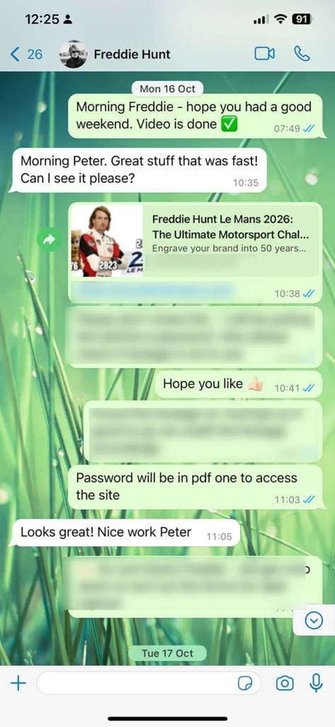 Freddie Message